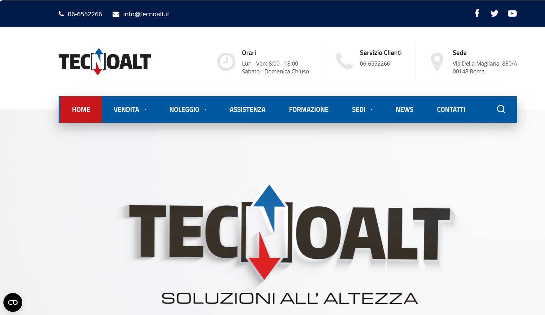 Tecnoalt è online con un sito rivoluzionato